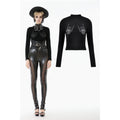 Dark in Love Lilith Skeleton Hands Long Sleeve Top - DevilGothic DevilGothic