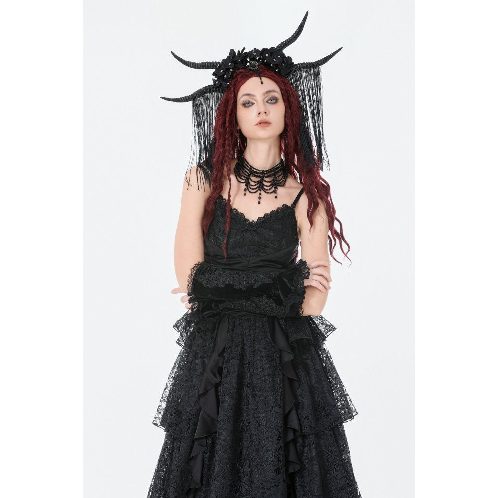 Dark in Love Lillian Victorian Lace Arm Warmers - DevilGothic DevilGothic