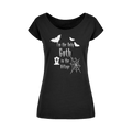 “I’m the Only Goth in the Village” Women’s Wide-Neck T-Shirt – Gothic Attitude - DevilGothic DevilGothic