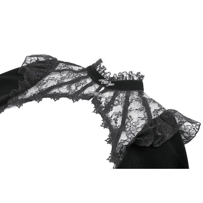 Dark in Love Erzebeth Lace Gothic Bolero Shrug - DevilGothic DevilGothic
