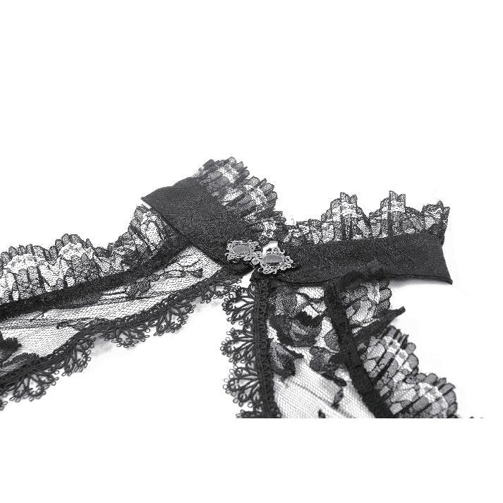 Dark in Love Thalassa Floral Lace Draped Arm Sleeves - DevilGothic DevilGothic