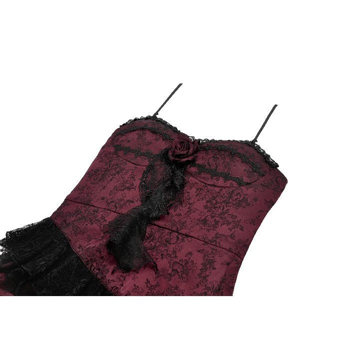 Dark in Love Belladonna Velvet Lace Dress - DevilGothic DevilGothic