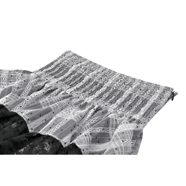 Dark in Love Hexa Layered Tartan Skirt - DevilGothic DevilGothic