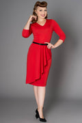 Timeless London  Katie Red Polyester Dress - DevilGothic DevilGothic