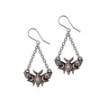 Alchemy Gothic Lunar Moth Earrings - DevilGothic DevilGothic
