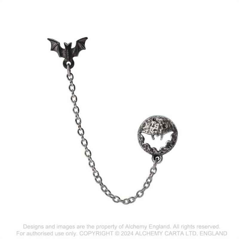 Alchemy Gothic Luna Roost Ear Jewellery
