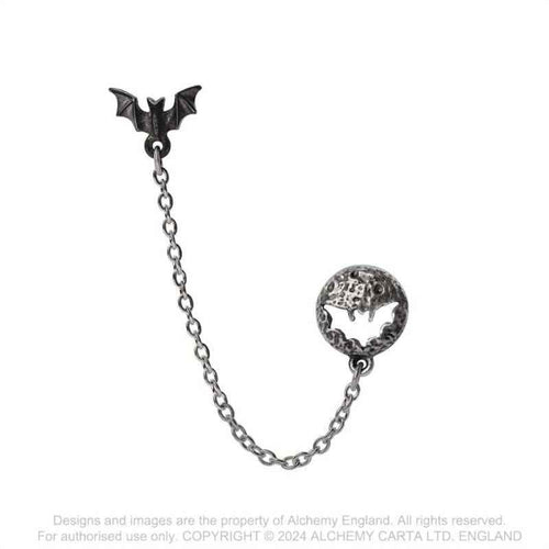 Alchemy Gothic Luna Roost Ear Jewellery
