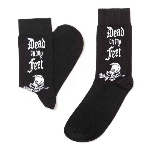 Alchemy Gothic Dead On My Feet Socks