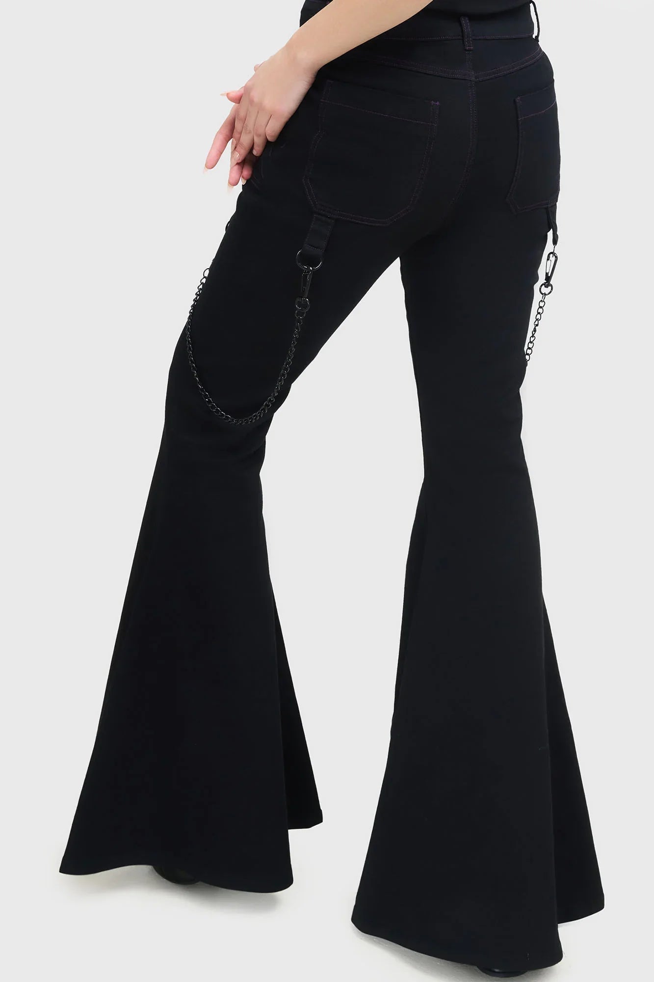 Killstar Beliala Fit & Flare Trousers - DevilGothic DevilGothic