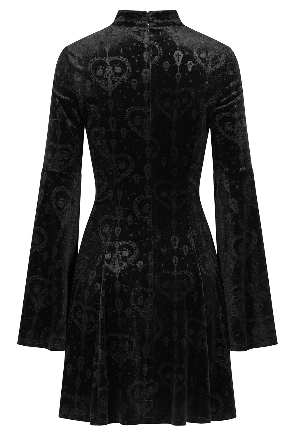 Banned Lucinda Gothic Lace Dress - Elegant Victorian Black Dress - DevilGothic DevilGothic