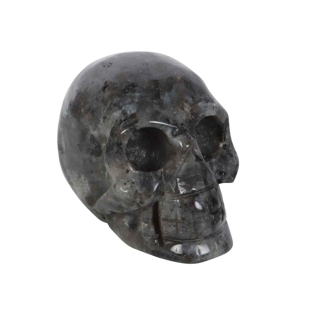 Gothic Gifts Black Labradorite Crystal Skull