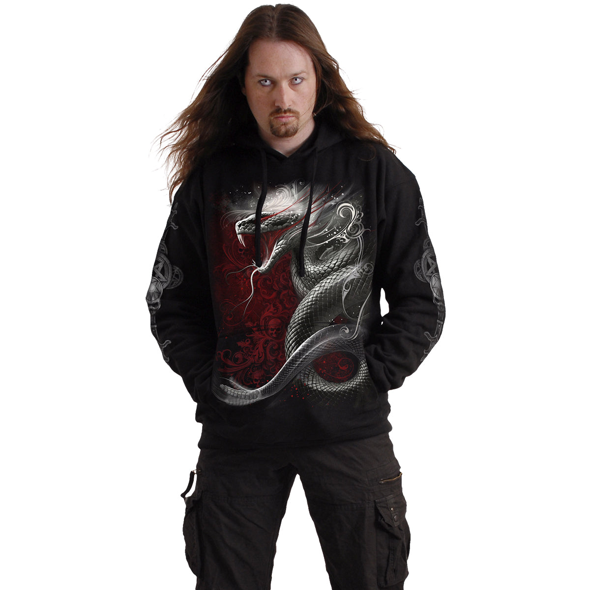 GOTHIC SERPENT - Hoody Black