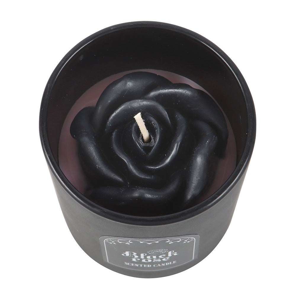 Gothic Gifts Candle of Black Roses with 3D Roses - DevilGothic DevilGothic