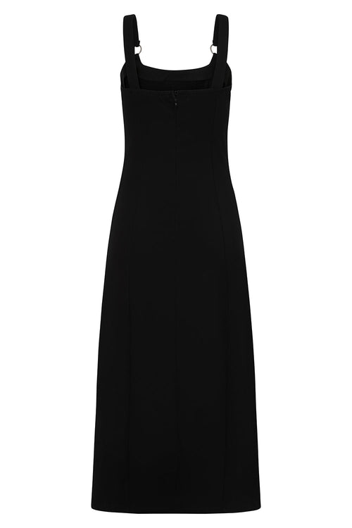 Banned Apparel Malvolia Zipped Midi Dress - DevilGothic DevilGothic