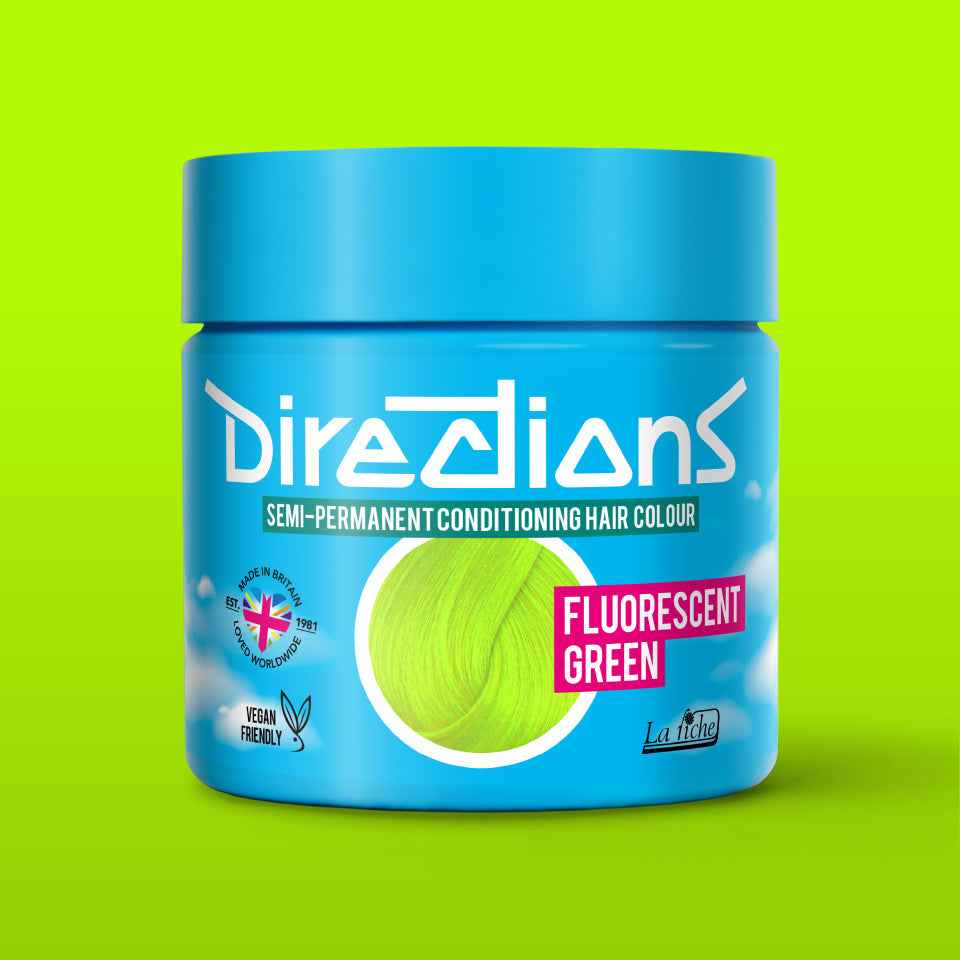 La Riche Directions Semi Permanent Hair Dye - Fluorescent Green