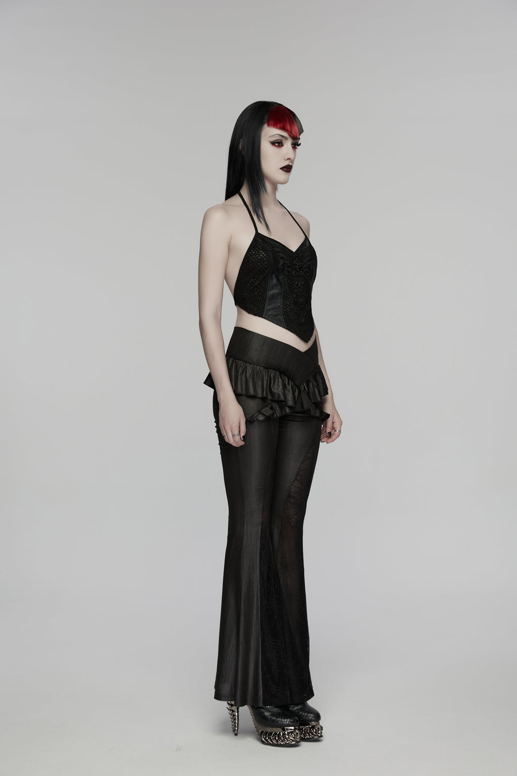 Punk Rave  Bellatrix Goth Flared Pants