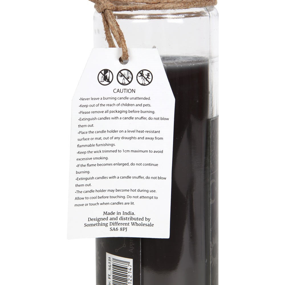Gothic Gifts Black Opium 'Protection' Spell Tube Candle - DevilGothic DevilGothic