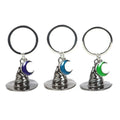 Gothic Gifts Three Coven Sisters Witch Hat Keyrings in One Set - DevilGothic DevilGothic