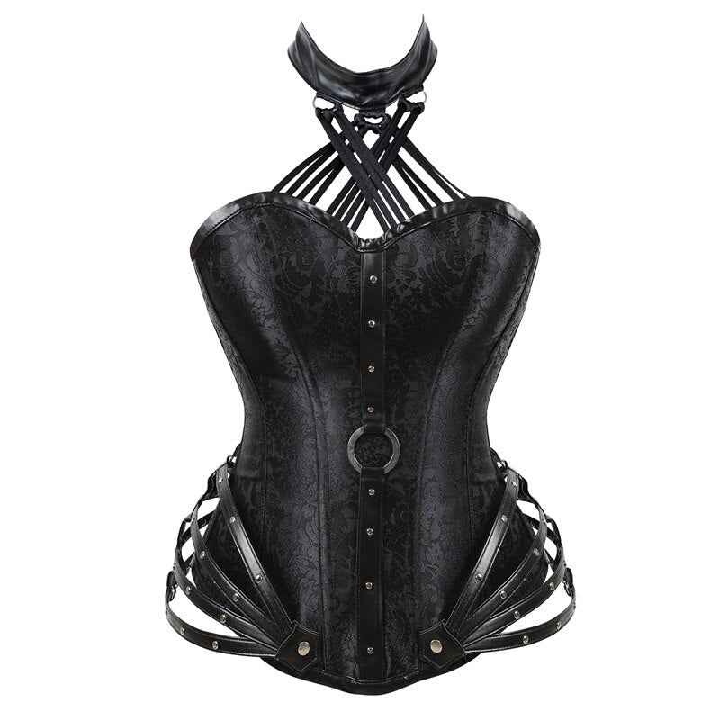 Corset Luxury Lingerie Gothic Corsets Lingerie Tops Shapewear and Bustiers Leather Corselet