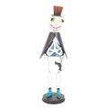 Gothic Gifts Top Hat Metal Skeleton Ornament - DevilGothic DevilGothic