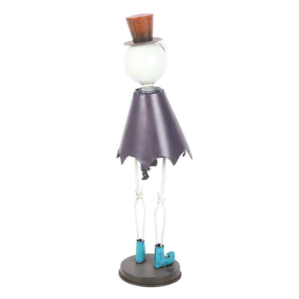 Gothic Gifts Top Hat Metal Skeleton Ornament - DevilGothic DevilGothic