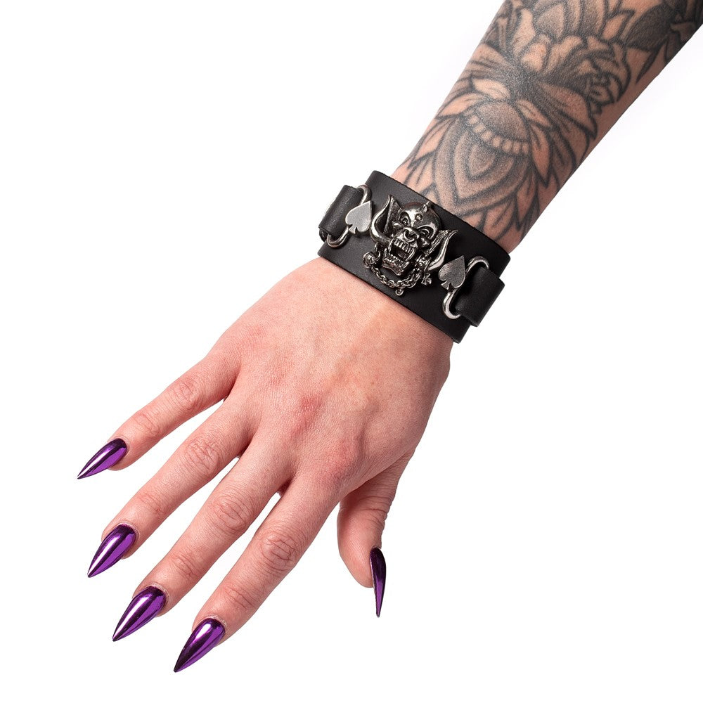 Alchemy Rocks Motorhead: Warpig Leather Bracelet (HRWL462)