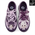 Chocolaticas® Nocturna Sisters – Gothic Dollface Lace-Up Sneakers - DevilGothic DevilGothic