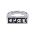 Husband Enamel Signet Ring