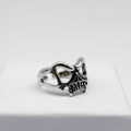 Sterling Silver Skeleton Vampire Ring
