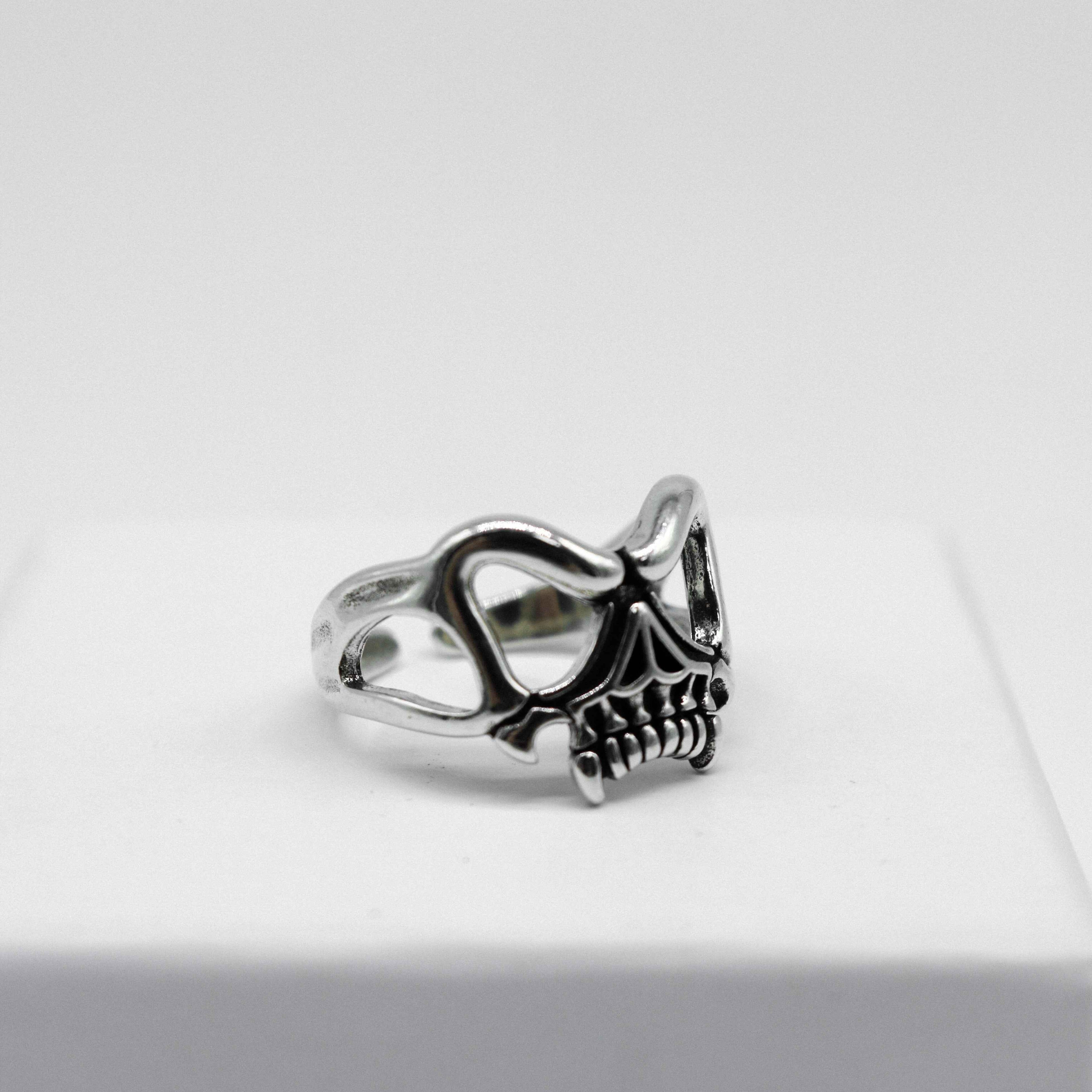 Sterling Silver Skeleton Vampire Ring