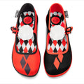 Chocolaticas® Jinxie Women's Mary Jane Flat Shoes - UK 9.5 Left Only! - DevilGothic DevilGothic