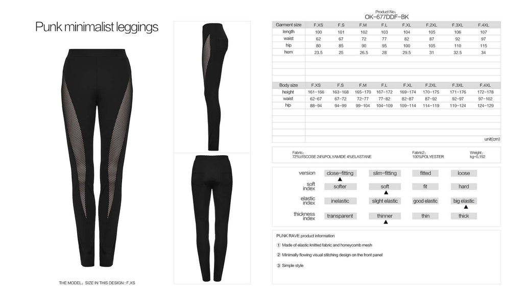 Punk Rave Ausha Leggings - DevilGothic DevilGothic