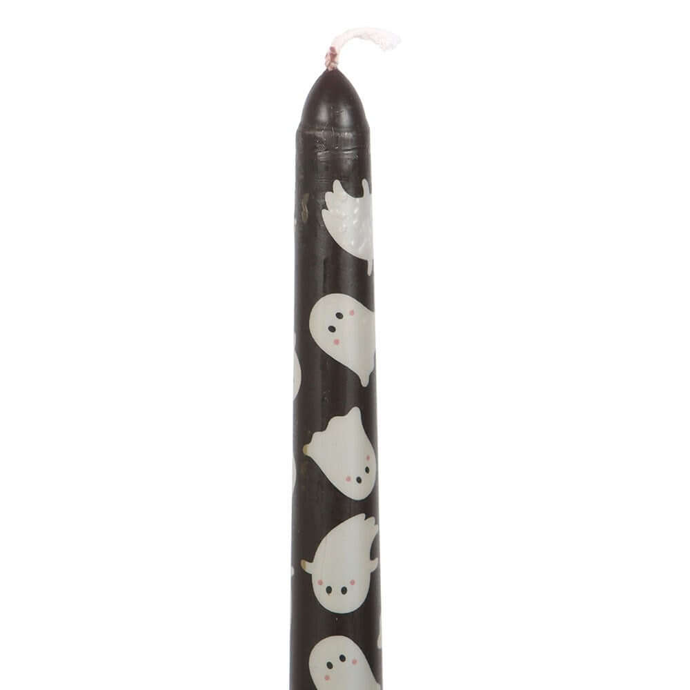 Gothic Gifts Sweet Ghost Candle Holder with Taper Candle - DevilGothic DevilGothic