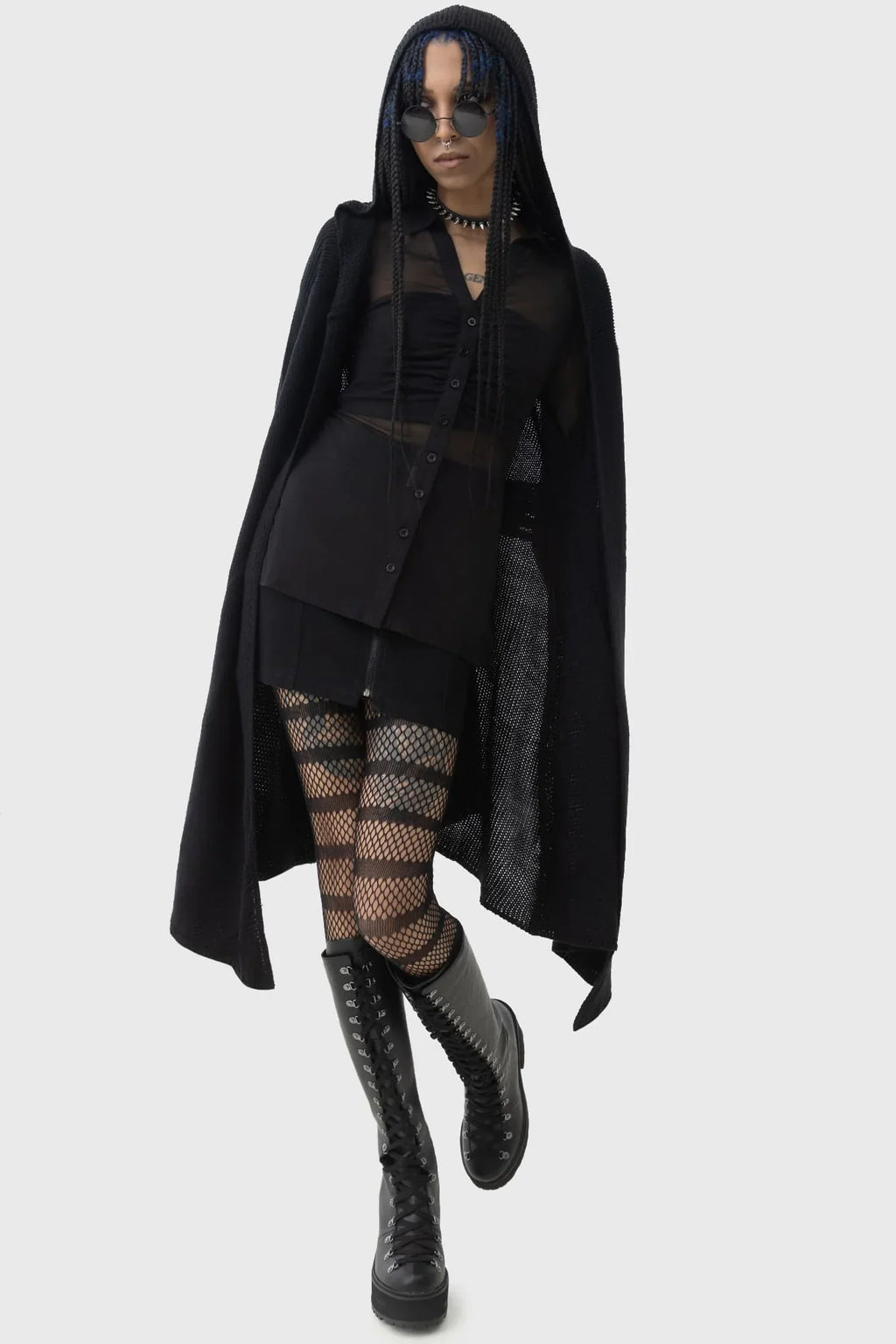 Killstar Last Quarter Hooded Cardigan - DevilGothic DevilGothic