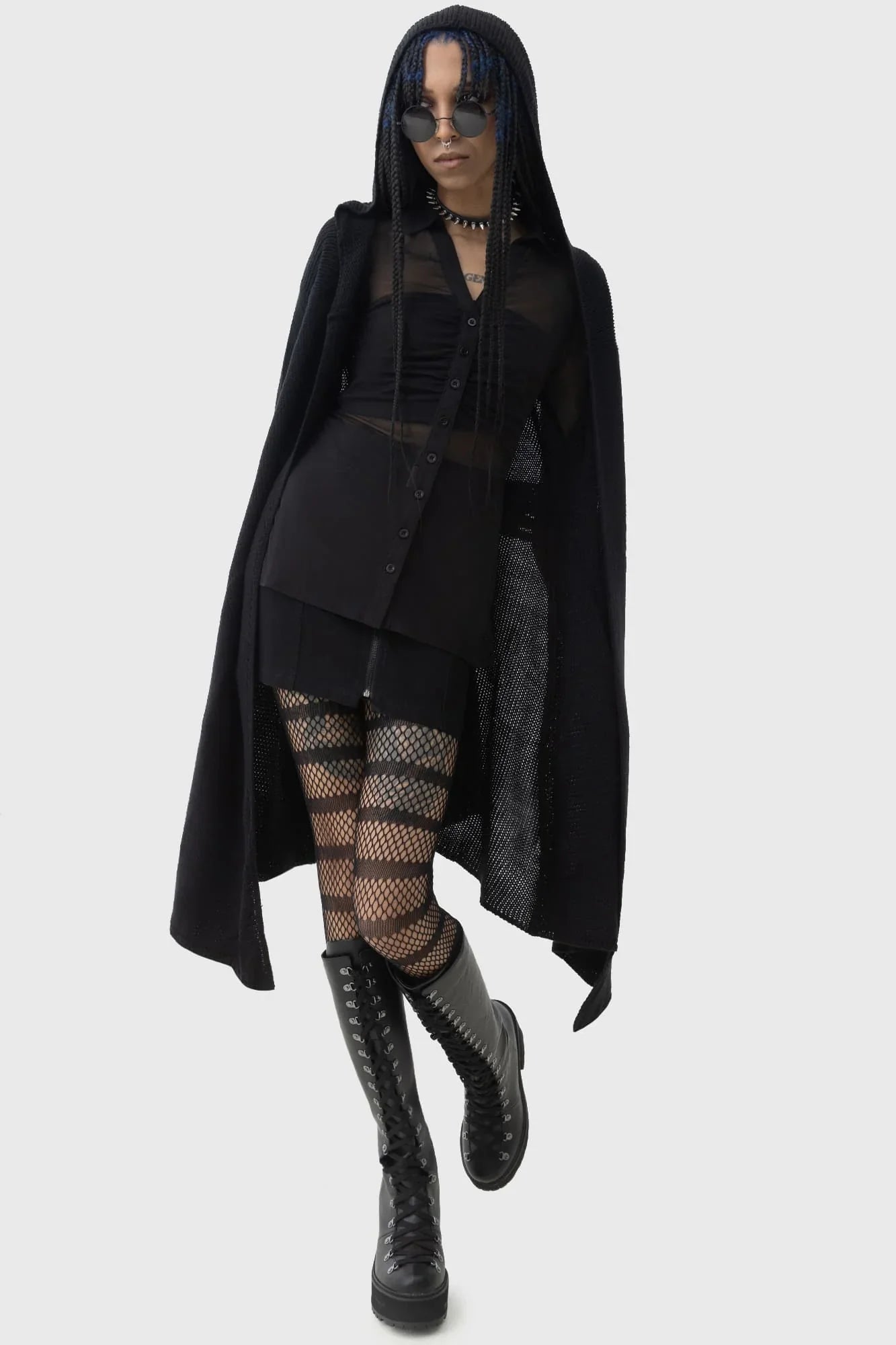 Killstar Last Quarter Hooded Cardigan - DevilGothic DevilGothic