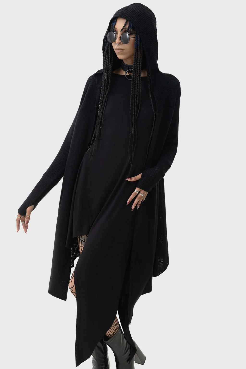 Killstar Last Quarter Hooded Cardigan - DevilGothic DevilGothic