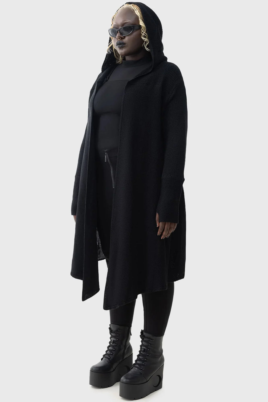 Killstar Last Quarter Hooded Cardigan - DevilGothic DevilGothic