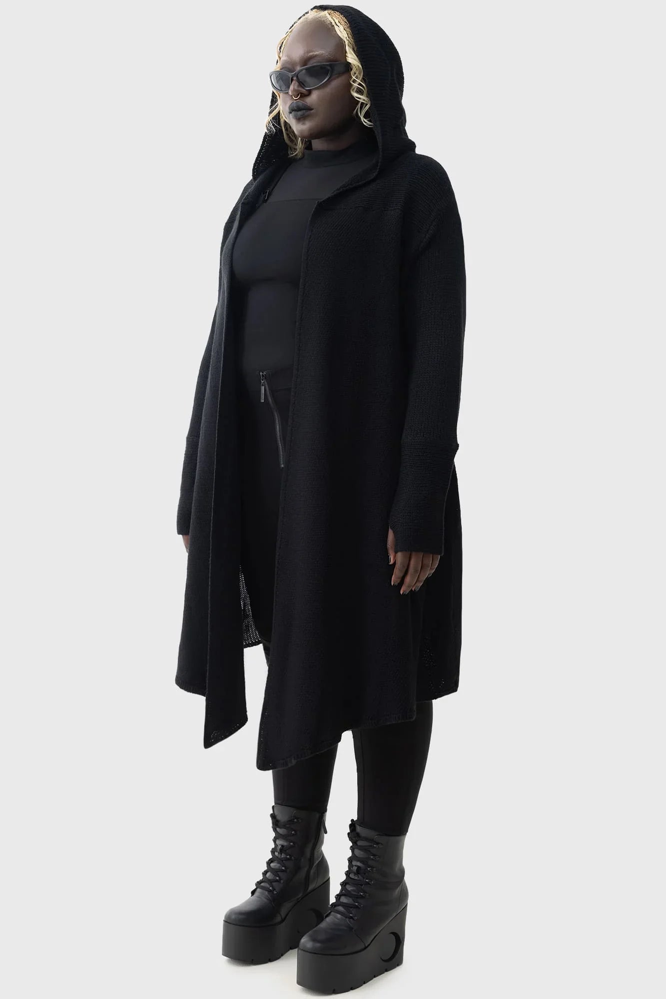 Killstar Last Quarter Hooded Cardigan - DevilGothic DevilGothic