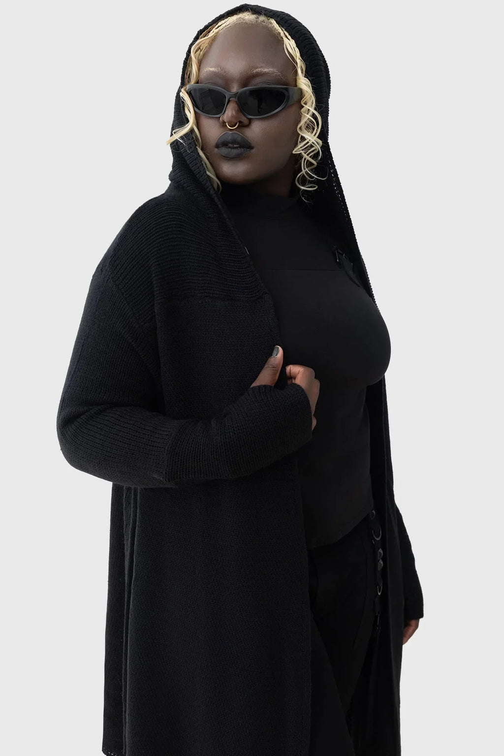 Killstar Last Quarter Hooded Cardigan - DevilGothic DevilGothic