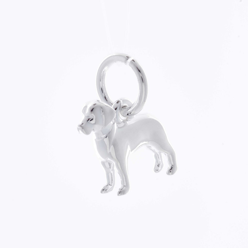 Labrador Personalised Silver Dog Tag Necklace