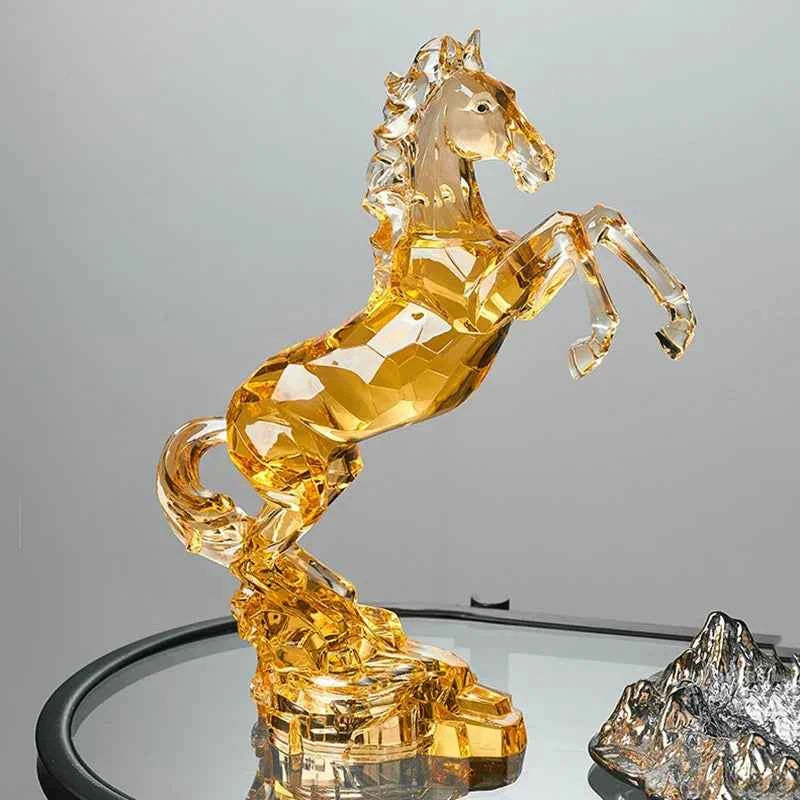 Luxury Crystal Horse Statue