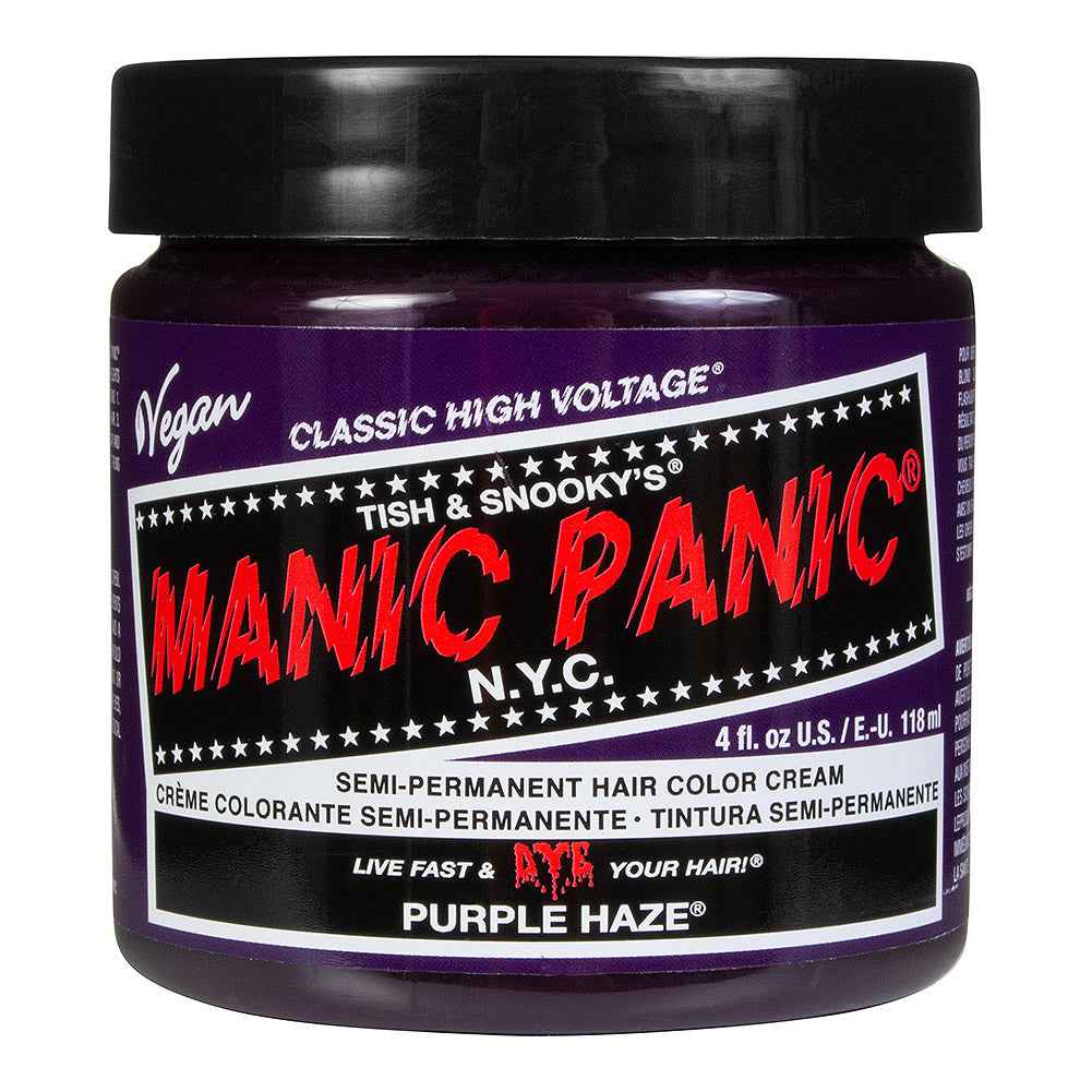 Manic Panic Purple Haze Semi-Permanent Hair Dye - Bright Mid Purple Vegan