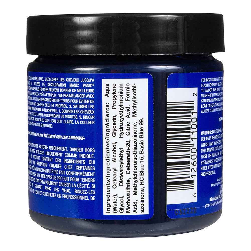 Manic Panic After Midnight Blue Semi-Permanent Hair Dye - Deep Dark Blue Vegan