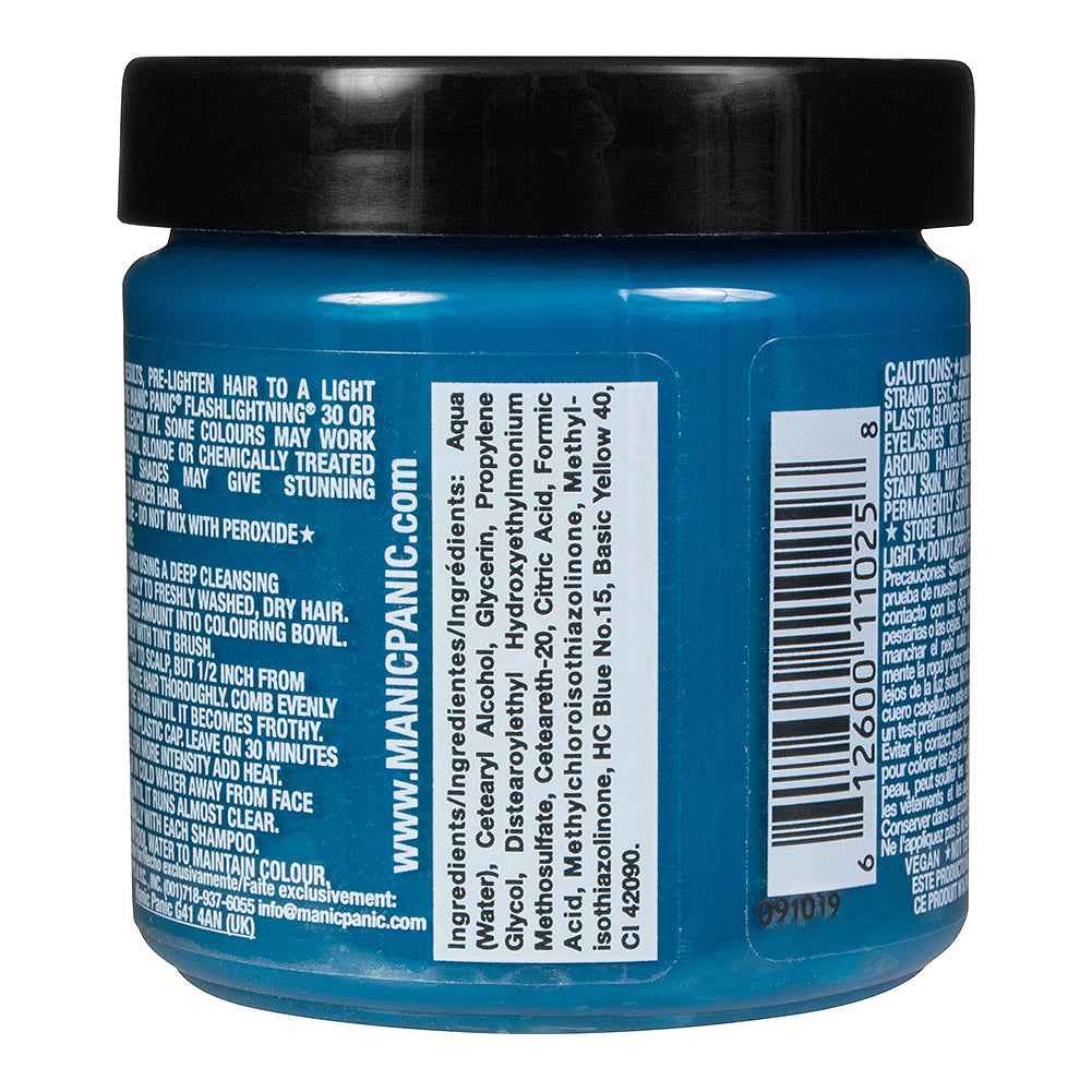 Manic Panic Mermaid Semi-Permanent Hair Dye - Vibrant Ocean Teal Blue Green Vegan