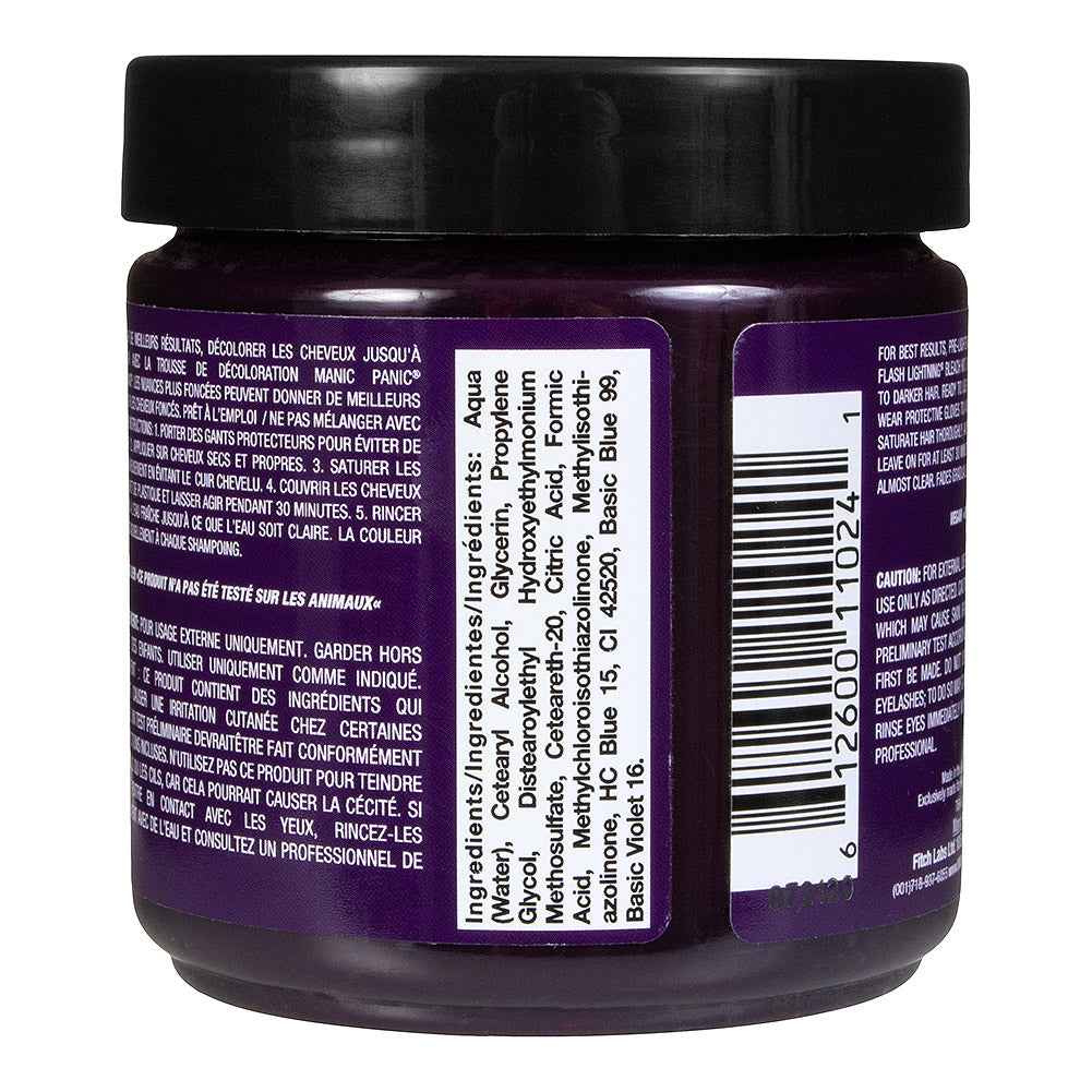 Manic Panic Purple Haze Semi-Permanent Hair Dye - Bright Mid Purple Vegan