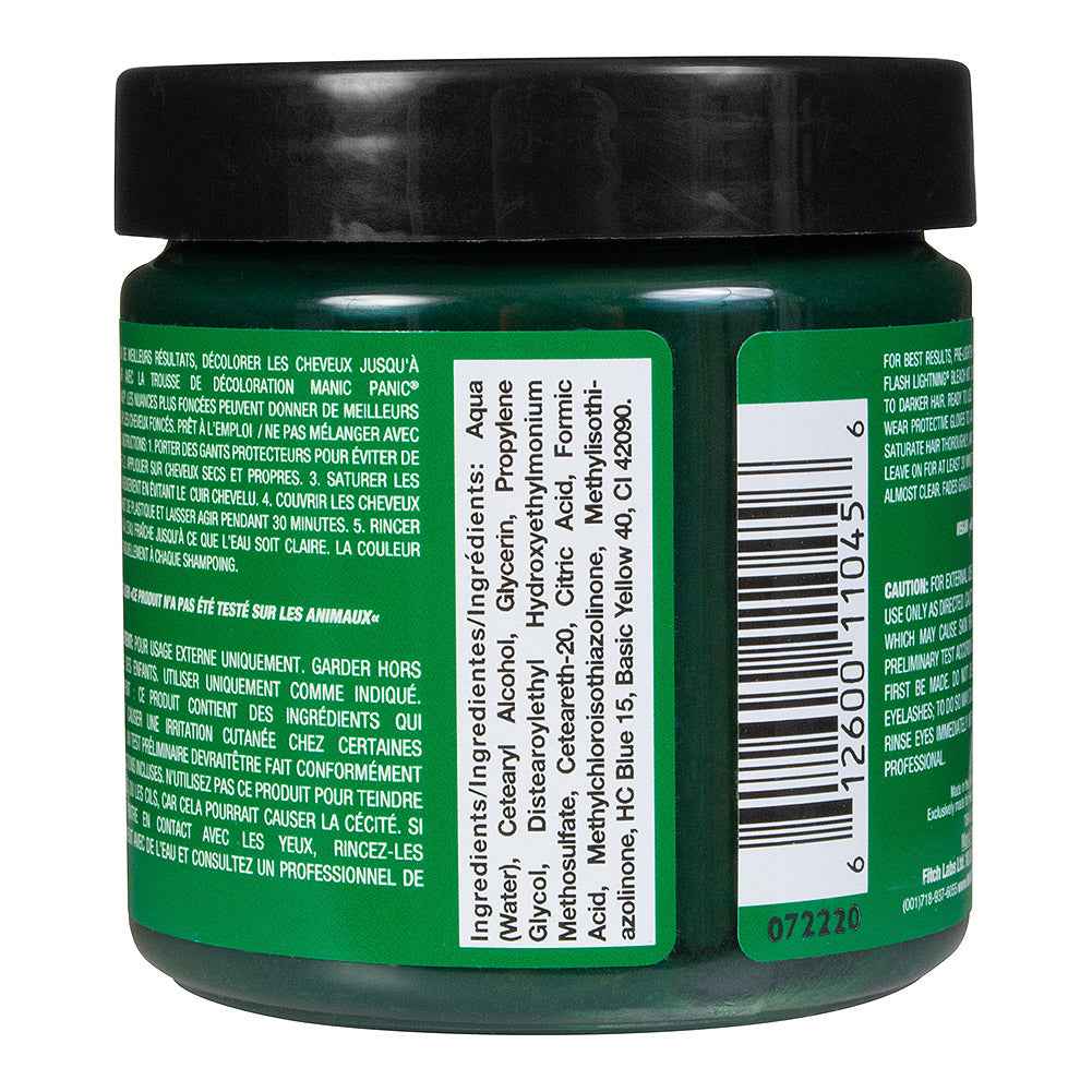 Manic Panic Venus Envy Semi-Permanent Hair Dye - Deep Dark Tropical Green Vegan