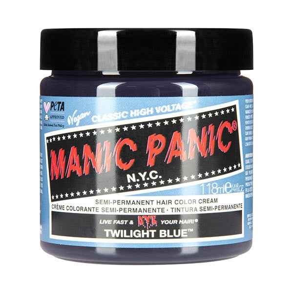 Manic Panic Twilight Blue Semi-Permanent Hair Dye - Grey Blue Vegan
