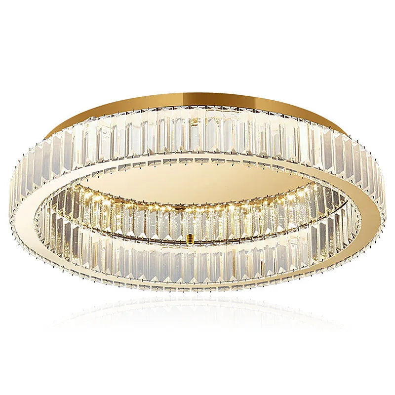 Modern Gold Crystal  Ceiling Chandelier  Led Indoor Lighting Decor