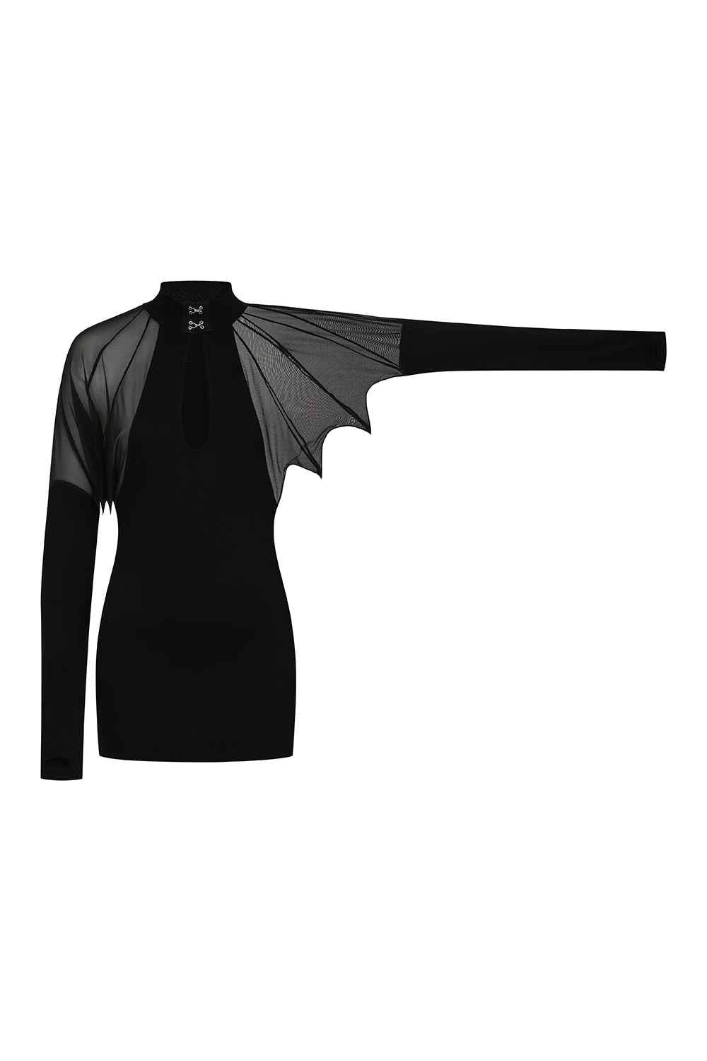 Necessary Evil Vespertilio Long Sleeve Bat Wings Effect Batwing Top - Size 8 Left Only!