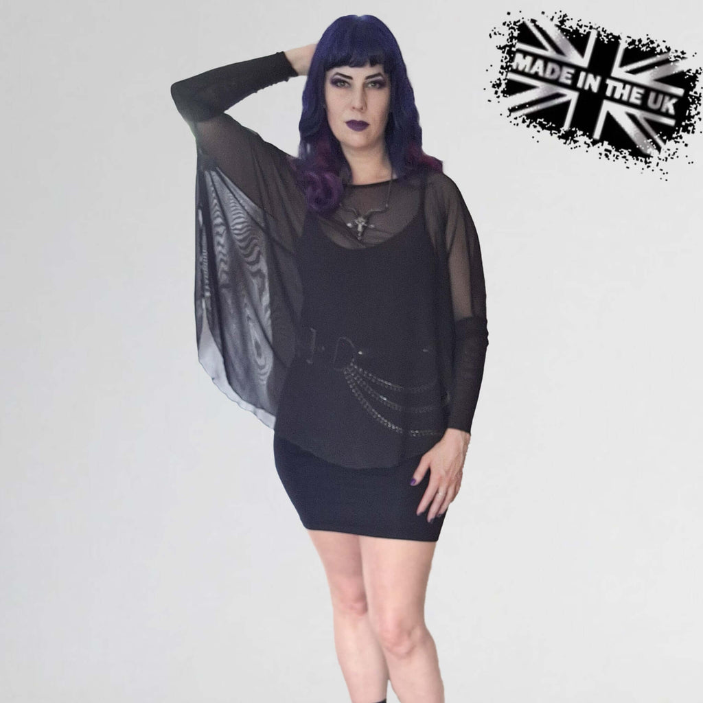 Necessary Evil Circe Mesh Top - DevilGothic DevilGothic